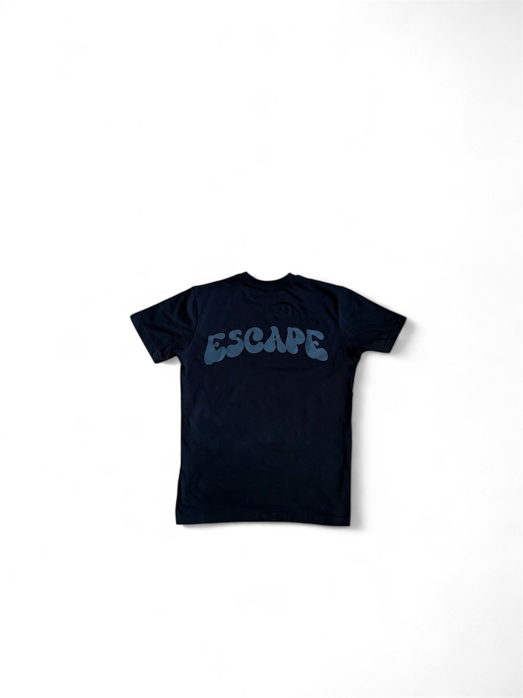 ESCAPE Graphic T-Shirt - Retro Lettering in black