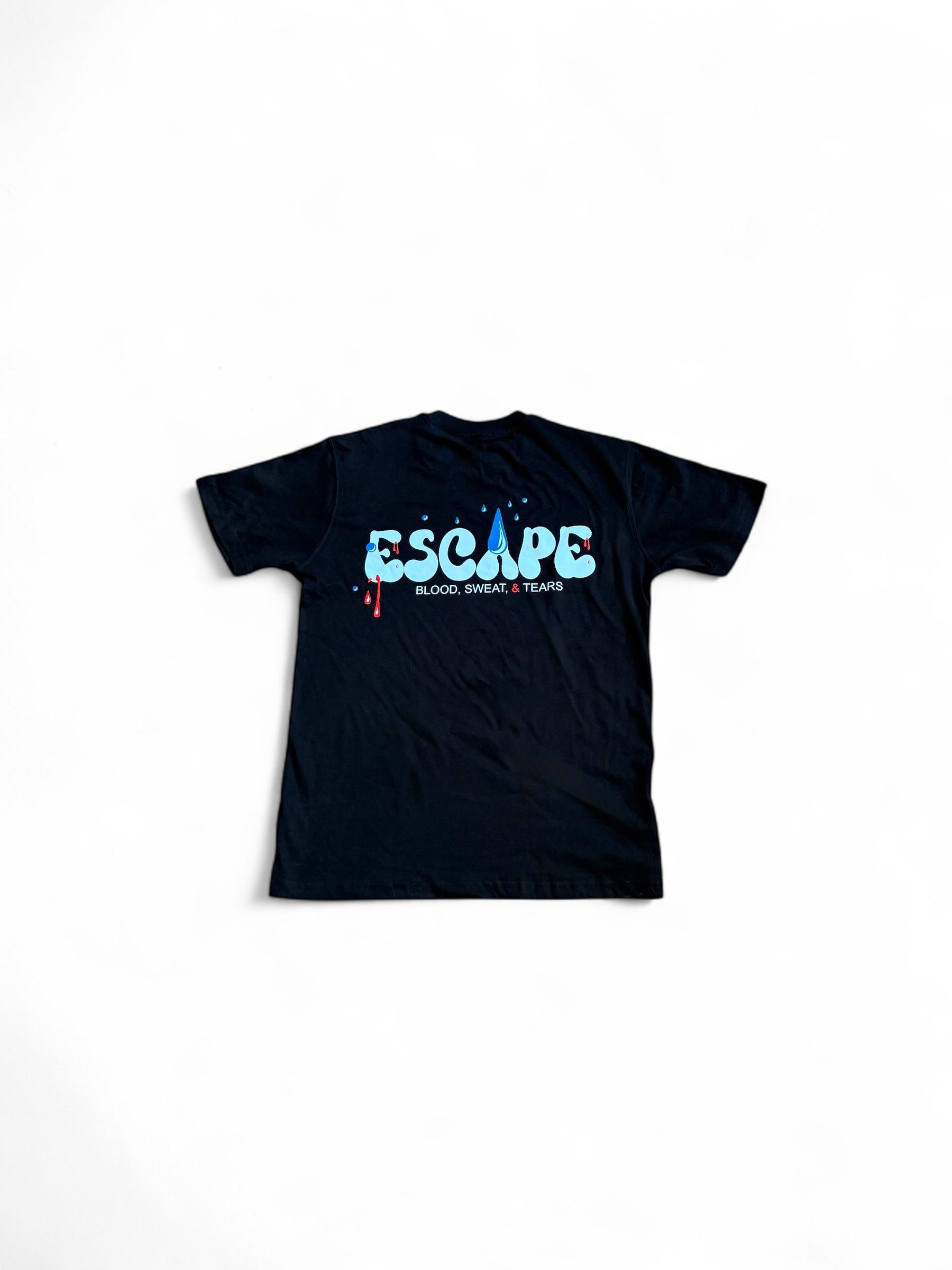 ESCAPE&EVOLVE: Blood, Sweat & Tears Graphic Tee – Black